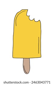 Outline illustration vector image of an ice cream.
Hand drawn artwork of an ice cream.
Simple cute original logo.
Hand drawn vector illustration for posters.