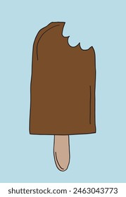 Outline illustration vector image of an ice cream.
Hand drawn artwork of an ice cream.
Simple cute original logo.
Hand drawn vector illustration for posters.