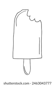 Outline illustration vector image of an ice cream.
Hand drawn artwork of an ice cream.
Simple cute original logo.
Hand drawn vector illustration for posters.