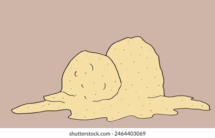 Outline illustration vector image of an ice cream.
Hand drawn artwork of an ice cream.
Simple cute original logo.
Hand drawn vector illustration for posters.