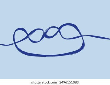 Outline illustration vector image of a knot.
Hand drawn artwork of a knot.
Simple cute original logo.
Hand drawn vector illustration for posters.