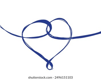 Outline illustration vector image of a knot.
Hand drawn artwork of a knot.
Simple cute original logo.
Hand drawn vector illustration for posters.