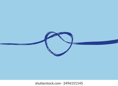 Outline illustration vector image of a knot.
Hand drawn artwork of a knot.
Simple cute original logo.
Hand drawn vector illustration for posters.