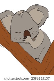 Outline illustration vector image of a koala.
Hand drawn artwork of a koala.
Simple cute original logo.
Hand drawn vector illustration for posters, cards, t-shirts.