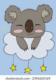 Umfassende Vektorgrafik eines Koala.
Handgezeichnete Kunstwerke eines Koala.
Einfaches, niedliches Originallogo.
Handgezeichnete Vektorgrafik für Poster, Karten, T-Shirts.
