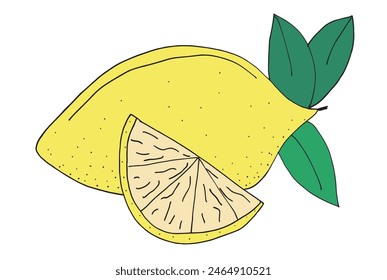 Outline illustration vector image of a lemon.
Hand drawn artwork of a lemon.
Simple cute original logo.
Hand drawn vector illustration for posters.