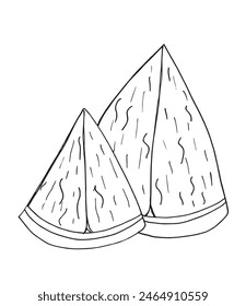Outline illustration vector image of a lemon.
Hand drawn artwork of a lemon.
Simple cute original logo.
Hand drawn vector illustration for posters.