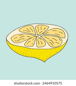 Outline illustration vector image of a lemon.
Hand drawn artwork of a lemon.
Simple cute original logo.
Hand drawn vector illustration for posters.