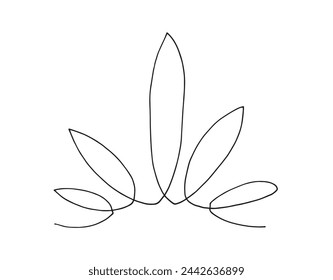 Outline illustration vector image of a  lotus flower.
Hand drawn artwork of a lotus logo.
Simple cute original logo.
Hand drawn vector illustration for posters.