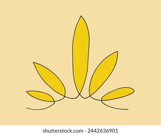 Outline illustration vector image of a  lotus flower.
Hand drawn artwork of a lotus logo.
Simple cute original logo.
Hand drawn vector illustration for posters.