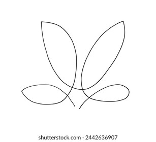 Outline illustration vector image of a  lotus flower.
Hand drawn artwork of a lotus logo.
Simple cute original logo.
Hand drawn vector illustration for posters.