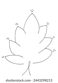 Outline illustration vector image of a  lotus flower.
Hand drawn artwork of a lotus logo.
Simple cute original logo.
Hand drawn vector illustration for posters.