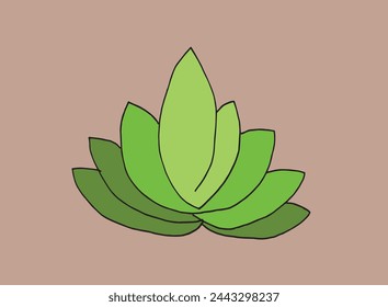 Outline illustration vector image of a  lotus flower.
Hand drawn artwork of a lotus logo.
Simple cute original logo.
Hand drawn vector illustration for posters.