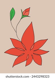 Outline illustration vector image of a  lotus flower.
Hand drawn artwork of a lotus logo.
Simple cute original logo.
Hand drawn vector illustration for posters.