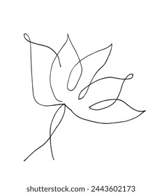 Outline illustration vector image of a  lotus flower.
Hand drawn artwork of a lotus logo.
Simple cute original logo.
Hand drawn vector illustration for posters.