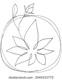 Outline illustration vector image of a  lotus flower.
Hand drawn artwork of a lotus logo.
Simple cute original logo.
Hand drawn vector illustration for posters.