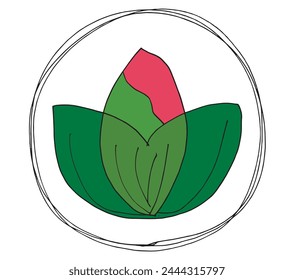 Outline illustration vector image of a  lotus flower.
Hand drawn artwork of a lotus logo.
Simple cute original logo.
Hand drawn vector illustration for posters.