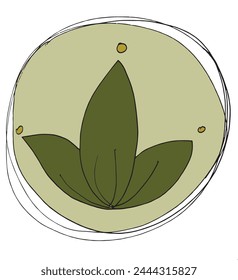 Outline illustration vector image of a  lotus flower.
Hand drawn artwork of a lotus logo.
Simple cute original logo.
Hand drawn vector illustration for posters.