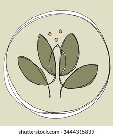 Outline illustration vector image of a  lotus flower.
Hand drawn artwork of a lotus logo.
Simple cute original logo.
Hand drawn vector illustration for posters.