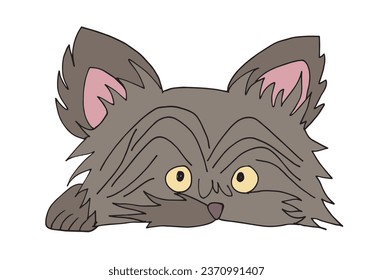 Ilustración de esquema de imagen vectorial de un maltés.
Obra de arte a mano de un perro maltés. 
Simple y lindo logo original.
Ilustración vectorial dibujada a mano para afiches, tarjetas, camisetas.