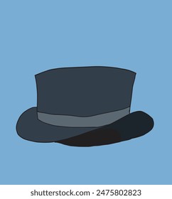Ilustración de contorno Imagen de Vector de un sombrero de hombre.
Obra de arte dibujada a mano de un sombrero.
Simple lindo logotipo original.
Ilustración vectorial dibujada a mano para carteles.