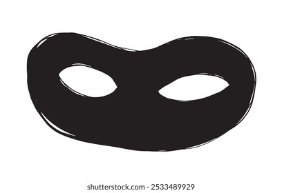 Outline illustration vector image of a mask.
Hand drawn artwork of a mask.
Simple cute original logo.
Hand drawn vector illustration for posters.