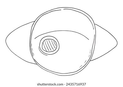 Outline illustration vector image of a medical mask.
Hand drawn artwork of a medical mask.
Simple cute original logo.
Hand drawn vector illustration for posters.