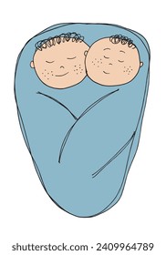 Ilustración de esquema de la imagen vectorial de un recién nacido.
Obra artística de mano de un bebé.
Simple y lindo logo original.
Ilustración vectorial dibujada a mano para afiches