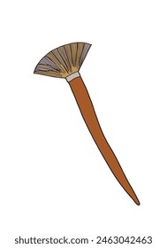 Ilustración de contorno Imagen de Vector de un pincel.
Obra de arte dibujada a mano de un pincel.
Simple lindo logotipo original.
Ilustración vectorial dibujada a mano para carteles.