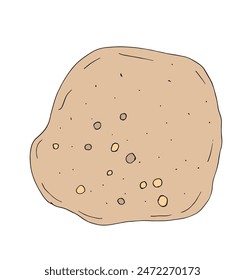 Outline illustration vector image of a pancake.
Hand drawn artwork of a pancake.
Simple cute original logo.
Hand drawn vector illustration for posters.