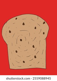 Outline illustration vector image of a panettone.
Hand drawn artwork of a panettone.
Simple cute original logo.
Hand drawn vector illustration for posters.