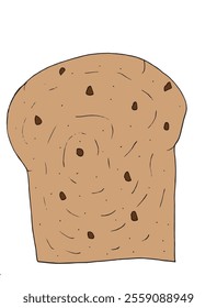 Outline illustration vector image of a panettone.
Hand drawn artwork of a panettone.
Simple cute original logo.
Hand drawn vector illustration for posters.