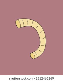 Esquema ilustración Vector Imagen de una pasta.
Dibujado a mano obra de arte de una pasta.
Logo original lindo simple.
Ilustración vectorial dibujada a mano para carteles.