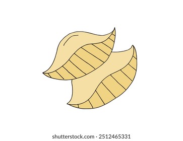 Outline illustration vector image of a pasta.
Hand drawn artwork of a pasta.
Simple cute original logo.
Hand drawn vector illustration for posters.