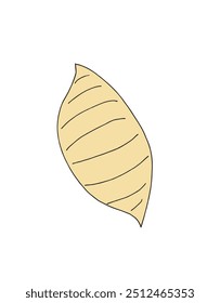 Imagem vetorial da ilustração do contorno de uma massa.
Arte desenhada à mão de uma massa.
Simples bonito logotipo original.
Ilustração vetorial desenhada à mão para cartazes.