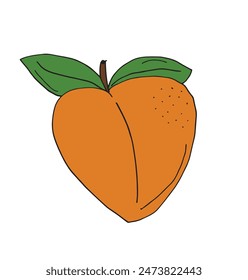 Outline illustration vector image of a peaches.
Hand drawn artwork of a peaches.
Simple cute original logo.
Hand drawn vector illustration for posters.