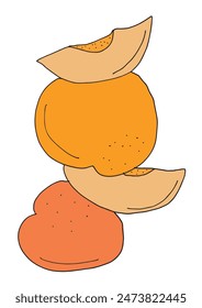 Outline illustration vector image of a peaches.
Hand drawn artwork of a peaches.
Simple cute original logo.
Hand drawn vector illustration for posters.