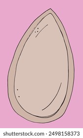 Outline illustration vector image of a pumpkin seeds.
Hand drawn artwork of a pumpkin seeds.
Simple cute original logo.
Hand drawn vector illustration for posters.