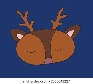 Outline illustration vector image of a reindeer.
Hand drawn artwork of a reindeer.
Simple cute original logo.
Hand drawn vector illustration for posters.