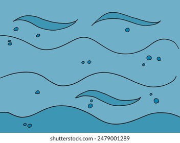 Outline illustration vector image of a sea.
Hand drawn artwork of a sea.
Simple cute original logo.
Hand drawn vector illustration for posters.
