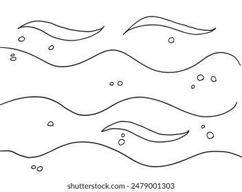 Outline illustration vector image of a sea.
Hand drawn artwork of a sea.
Simple cute original logo.
Hand drawn vector illustration for posters.