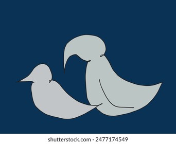 Outline illustration vector image of a seagull.
Hand drawn artwork of a seagull.
Simple cute original logo.
Hand drawn vector illustration for posters.