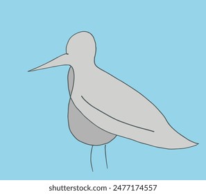 Outline illustration vector image of a seagull.
Hand drawn artwork of a seagull.
Simple cute original logo.
Hand drawn vector illustration for posters.