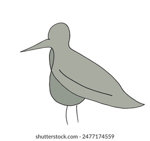 Outline illustration vector image of a seagull.
Hand drawn artwork of a seagull.
Simple cute original logo.
Hand drawn vector illustration for posters.