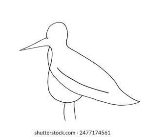 Outline illustration vector image of a seagull.
Hand drawn artwork of a seagull.
Simple cute original logo.
Hand drawn vector illustration for posters.