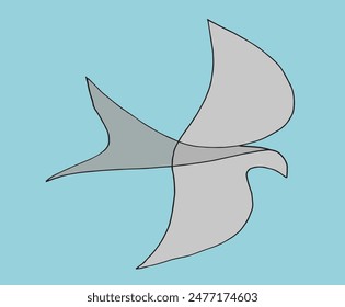 Outline illustration vector image of a seagull.
Hand drawn artwork of a seagull.
Simple cute original logo.
Hand drawn vector illustration for posters.