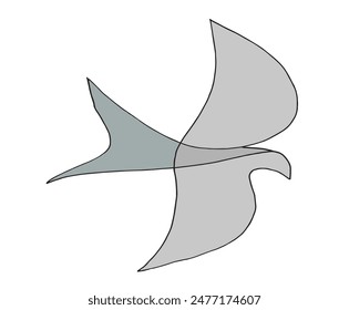 Outline illustration vector image of a seagull.
Hand drawn artwork of a seagull.
Simple cute original logo.
Hand drawn vector illustration for posters.