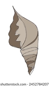Outline illustration vector image of a seashell.
Hand drawn artwork of a seashells.
Simple cute original logo.
Hand drawn vector illustration for posters.