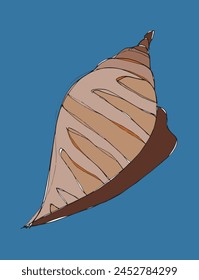 Outline illustration vector image of a seashell.
Hand drawn artwork of a seashells.
Simple cute original logo.
Hand drawn vector illustration for posters.
