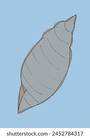 Outline illustration vector image of a seashell.
Hand drawn artwork of a seashells.
Simple cute original logo.
Hand drawn vector illustration for posters.